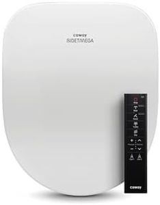 Coway Electronic Bidet Round Toilet Seat with Instantaneous Water Heating, Heated Seat and Dryer, Soft Close Lid, Stainless Nozzle, Self Cleaning, Remote Control 400S