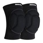 SHINESTONE Knee Protector, Protective Knee Pads, Thick Sponge Knee Pads Protector High Elastic Anti-Slip Collision Avoidance Knee Sleeves for Basketball and More Sports. (1 Pair)(M)