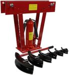 Tube and Pipe Bender, 12 Ton Hydraulic Pipe Bender Hand Pump Tube Tubing Exhaust Tube Bender Tool 6 Dies (1/2",3/4",1",1-1/4",1-1/2",2")