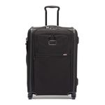 TUMI - Alpha Short Trip Expandable 4-Wheeled Packing Case - Roller Bag for Short Trips & Weekend Getaways - Carry-On Luggage with 4 Spinner Wheels - Travel Suitcase for Men & Women - Black