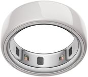 Oura Ring 4 - Ceramic Cloud - Size 9 - Smartring | Non-Standard Fit – Measure with Compatible Size Kit | Sleep, Heart Rate and Fitness Tracking Wearable | 8-Day Battery, iOS/Android Supported