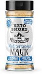 Keto Smoke Mediterrnean Seasoning, 3.5 oz, 100% Diet Friendly, No Sugar, Gluten-Free, Non-GMO, Low Sodium