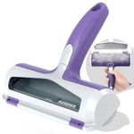 ACE2ACE Pet Hair Remover Roller, Reusable Animal Hair Removal Brush for Dogs and Cats, Self Clean Pet Roller for Carpet, Furniture, Rugs, Laundry, Clothes and Bedding, Sofa, TranslucentPurple