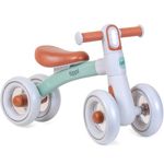 Tippi Baby Balance Bike for 1 Year Old Boys - 12-24 Months Toddler Balance Bike With 4 Wheels, Safety Steering - First Bike, 1st Birthday Gift