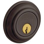 Baldwin 8232.112 Traditional Deadbolt 2-1/8-Inch Door Prep, Venetian Bronze by Baldwin