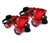 jaspo Unisex_Adult Tenacity Zxi Plus High Speed, 65 Mm Pu Rebounded Wheels Senior Adjustable (21 Cms To 28 Cms) Roller Skates Suitable For Age Group 6 Years & Above (Redoutdoor Wheel)