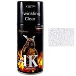 Samurai Kurobushi Spray Paint 1K 2Star #K1KT**- TWINKLING CLEAR, Glitter/Sparkle Effect, Glossy Finish (D-I-Y)- 300ml