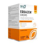 EQUAZEN Chews | Omega 3 & 6 Supplement | Blend of DHA, EPA & GLA | Supports Brain Function | Suitable for Children from 3+ to Adults | 60 Strawberry Flavoured Chews