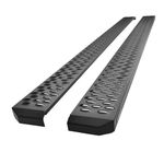 Westin 27-74745 Grate Steps Running Boards 90 in. Textured Black Pair (Required Mounting Kit Sold Separately)
