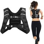 Goplus Weighted Vest, 12lb/16lb/20lb/30lb Weight Vest Workout Equipment with Reflective Stripe for Fitness, Strength Training, Running, Body West for Men Women Kids