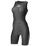 AERO|TECH|DESIGNS Womens Triathlon Competition Skin Suit, Black, X-Large