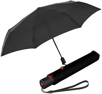 Knirps Ultra U.200 Medium Duomatic Pocket Umbrella, Auto Open and Close, Storm Resistant, Windproof, Black, 26.00, Compact