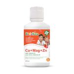 KidzVita - Kids Calcium, Magnesium, Zinc with Vitamin D3 - Multivitamin Liquid - Maintain Healthy Growth of Bones, Teeth, Hair, Nails, Skin - Immune Function - Support Energy Metabolism - Improves Tissue Formation - Strawberry Flavour - Age 1 to 14 Years - 475 ML 95 Servings - Proudly Made in Canada