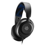 SteelSeries Arctis Nova 1P Multi-System Gaming Headset — Hi-Fi Drivers — 360° Spatial Audio — Comfort Design — Durable — Lightweight — Noise-Cancelling Mic — PS5, PS4, PC, Xbox, Switch - Black