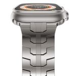 NewWays 49mm 46mm 45mm 44mm 42mm(Series 3 2 1) Titanium Strap Compatible with Apple Watch,Titanium Metal Link Straps Replacement Band for iWatch Ultra 2/Ultra Series 10/9/8/7/6/5/4/3/2/1/SE,Titanium