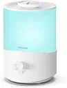 Pharata Humidifiers for Bedroom Large Room, 2.5L Cool Mist Humidifier with Essential Oil Diffuser, Top Fill Humidifier for Baby, Home, Plant, Ultrasonic Humidification for whole house, Auto Shut-Off