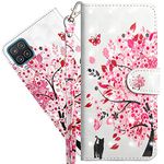 COTDINFOR Compatible with Samsung Galaxy A12 5G Wallet Case Leather Flip case Slim 3D Painted Design with Card Slot Holder and Stand Phone Case for Samsung Galaxy A12 5G. PU- Tree Cat