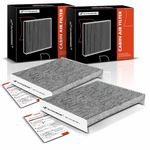 A-Premium 2-PC Cabin Air Filter with Activated Carbon Compatible with Ford Fusion 2010-2012 & Lincoln MKZ 2010-2012 & Mercury Milan 2010-2011, Replace# AE5Z19N619A