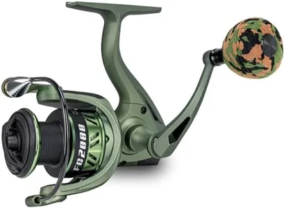 THKFISH Spinning Fishing Reels, Frosted Metal Body Fishing Reel 2000 with Graphite Frame 18-33 LBs Max Drag, 5.1:1 Gear Ratio, Freshwater Spinning Fishing Reel