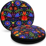 Mexican Tortilla Warmer Pouch 12 Inch (Tortilleros Mexicanos) - Microwave Tortilla Warmer, Handmade Tortilleros Para Las Tortillas Caliente - Keeps Corn & Flour Tortillas Warm