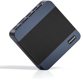 BOSGAME Gaming Mini PC M4, AMD Ryzen 7 8745HS Mini Computers, Radeon 780M Graphics, 32GB Dual Channel DDR5,1TB PCIe4.0 NVMe SSD, Oculink, Support Quad Display