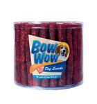 Bow Wow Treats Salamis Chicken & Liver 60PC Tub, Pack of, transparent