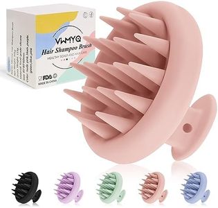 VWMYQ Soft Silicone Hair Scalp Massager Shampoo Brush ,Upgraded Hair Scalp Scrubber for Dandruff Removal for Wet Dry Hair Scalp Brush Easily Reach The Root of Thick Curly Hair