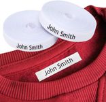 Personalised Clothing Labels, Clothes Name Labels Thermo-Adhesive. Iron-on Fabric Labels to Mark Your Clothes. Ideal for Children’s School Uniform, Kids School. Customizable Labels. (100)