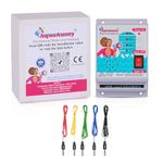 IoTfiers AquaAunty Water Level Indicator with Tank Full Musical Alarm, 1 Year Warranty, 4 Level Indication, Easy Videos Installation, (5 SS Sensors Included)