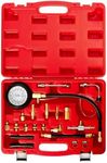 Punmew Fuel Pressure Tester Kit 0-140 PSI Fuel Pressure Tester for Gasoline Cars Fuel Pressure Gauge