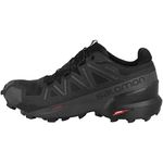 SALOMON Men's SPEEDCROSS 5 GTX Trail Running Shoes, Black/Black/PHANTOM, 10.5