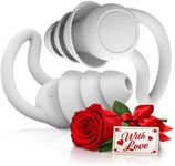 Reusable Safe Silicone Earplugs Noise Cancelling Ear Plugs for Sleeping (Reduce 40dB) High Fidelity Earplugs for Musicians Concerts Construction Motorcycle Shooting Sleeping Hearing Protection (Gray)