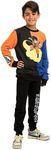 Bioworld Dragon Ball Z Goku and Title Logo Oversized Graphic Youth Sweatshirt and Joggers 2-Piece Set