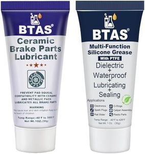 BTAS Ceramic Brake Parts Synthetic Grease 1 oz & Dielectric Grease for Automotive 1 oz