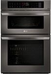 LG LWC3063BD 30 Black Stainless Convection Double Wall Oven