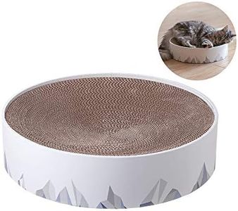 Pidan Cat Scratcher Cardboard Lounge Bed Round for Large Cat Scratch Pad Pet Pad & Bed Cat Scratcher Cat Turbo Scratch Lounge Toy with Eco-Friendly Material