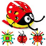 Inbeby Buckle Sensory Pillow Toys for Toddler 1-3, Travel Toys Sensory Fidget Toys Montessori Toys Fine Motor Skills Busy Toys for Autistic Children, Airplane Activities for Toddler 1-3