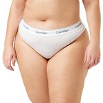 Calvin Klein Women's Thong, White (White), S