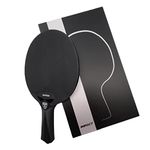 Killerspin Impact Raptor Outdoor Paddle, Table Tennis Paddles, Table Tennis Racket, Ping Pong Paddle Case, Table Tennis Equipment for Beginners/Intermediates, Black