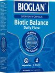 Bioglan Biotic Balance Daily Flora CFU 10 Billion Live Cultures 6 Live Strains - 30 Capsules