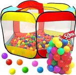 Kiddey Ball Pit Play Tent for Kids - Fun Ball Pits for Children, Toddlers, and Babies - Fill Playhouse with Plastic Balls - Indoor & Outdoor Foldable Baby Tent