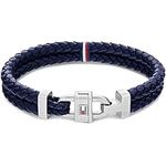 Tommy Hilfiger Jewelry Men's Leather Bracelet Blue - 2790362