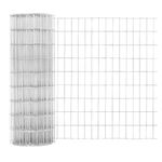 Fencer Wire Welded Wire Fence 12.5 Gauge, Galvanized Welded Fence Wire Roll, Mesh Size 2-Inch x 4-Inch, Hog Wire Fencing Cage, Multiple Use for Home Improvement & Animals Enclosure (6ft. x 50ft.)