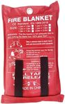 ISOP Fire Blanket Large 70 * 78 Inches – Fire Resistant Blankets – Heavy Duty Emergency Blanket – A-Grade Survival Tool – Fire Suppressant, Fireproof – First Aid – Rescue Kit for Home, Car, Rv or Boat