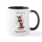 CafePress Woof I Love My Groomer Mug 11 oz (325 ml) Ceramic Coffee Mug