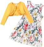 PATPAT Toddler Girl Floral Dress an