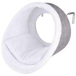 TRIXIE 43144 Hanging Cave for Radiators, Round, Diameter 38 x 34 cm, White/Grey