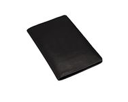 Adamis Unisex Ultra Slim Card Wallet | Leather Business Credit & Debit Cards Holder | Long Lasting Card Cases & Money Organizer | Dimension 12 x 7.5 cm | 8 Card Slots (Black)