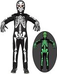 Sicypoty Kids Skeleton Costume Glow