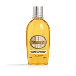 L'Occitane Cleansing & Softening Almond Shower Oil, 250ml | Oil-to-Milky Lather | Softer Skin | Smooth Skin | Cleanse Without Drying | With Almond Oil